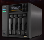 ASUSTOR Lockerstor 4 Gen3 AS6804T NAS 4 baies noir