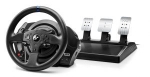 Volant Thrustmaster T300 RS GT Edition avec base � retour de force et p�dalier � trois p�dales.
