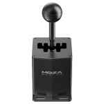Levier de vitesses MOZA HGP Shifter noir � grille en H, sept rapports et marche arri�re.