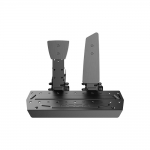 P�dalier MOZA SR-P noir � deux p�dales avec frein Load Cell et connexion USB pour simulateur.