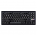 Clavier Wooting 80HE+ noir au format 80 %, avec touches de fonction, fl�ches directionnelles et �clairage RGB.