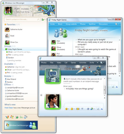 Telecharger windows live messenger msn