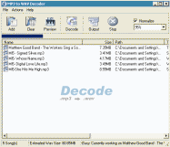 mp3 to wav decoder pour transferer vos mp3 en cd audio